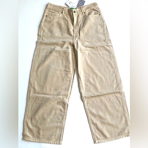 Free People x Sandrine Rose Virgin Label Cargo Pants in Sunflower, Size 28, NWT - Picture 7 of 10